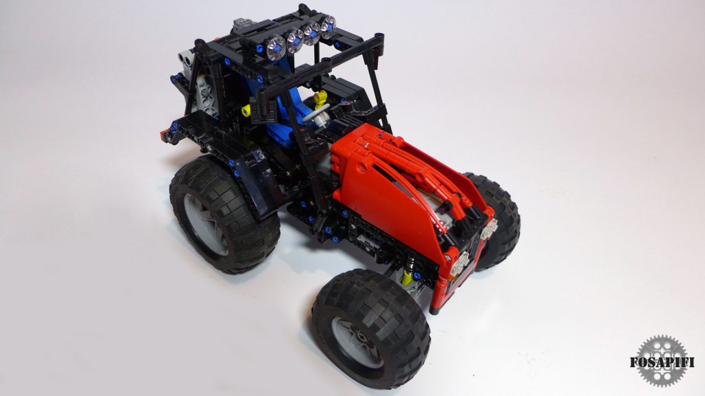 Tractor with Trailor - LEGO Technic Creations by FOSAPIFI